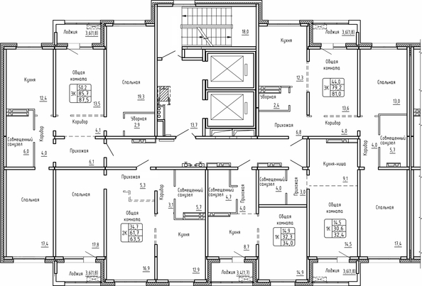 
   Продам 1-комнатную, 34 м², Самоцветы, Бирюза дом 2

. Фото 2.