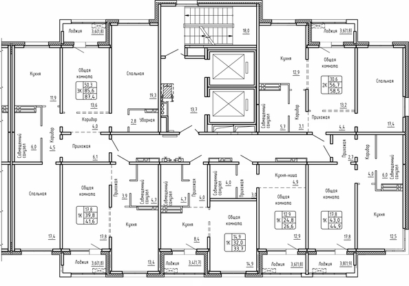 
   Продам 1-комнатную, 41.6 м², Самоцветы, Бирюза дом 2

. Фото 2.