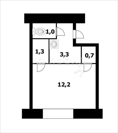 
   Продам студию, 18.5 м², Есенина ул, 9/1

. Фото 9.