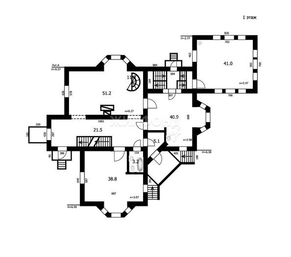 
   Продам дом, 684.2 м², Новосибирск

. Фото 44.