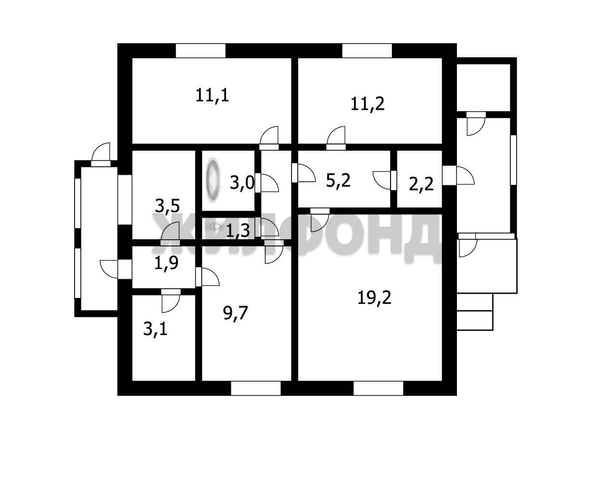 
   Продам дом, 74.3 м², Юрты

. Фото 5.