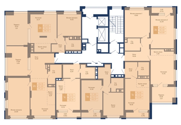 
   Продам 3-комнатную, 84.84 м², Легендарный-Северный, дом 2

. Фото 20.