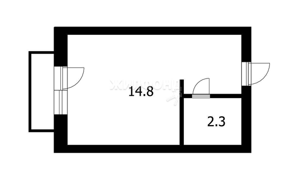 
   Продам студию, 17.1 м², Гранитная ул, 7а

. Фото 9.