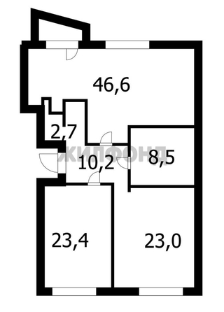 
   Продам 3-комнатную, 117.4 м², Щетинкина ул, 49

. Фото 34.