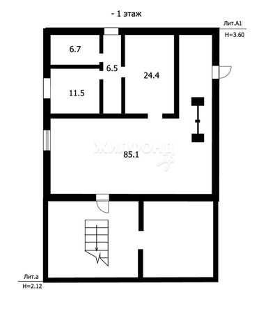 
   Продам дом, 394.2 м², Новосибирск

. Фото 24.