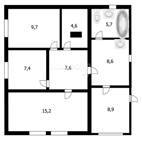 
   Продам дом, 67.7 м², Алексеевка

. Фото 26.