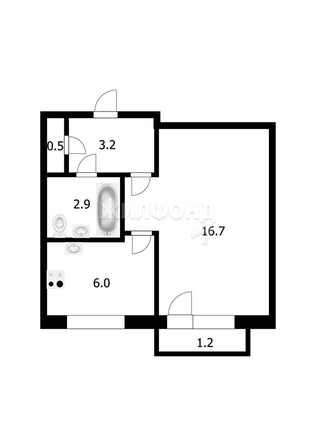 
   Продам 1-комнатную, 29.3 м², Телевизионная ул, 9

. Фото 7.