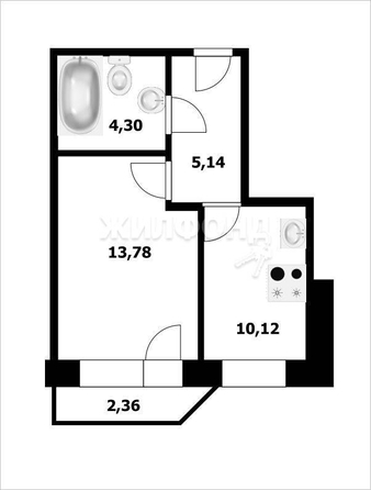 
   Продам 1-комнатную, 33.1 м², Михаила Кулагина ул, 33

. Фото 10.