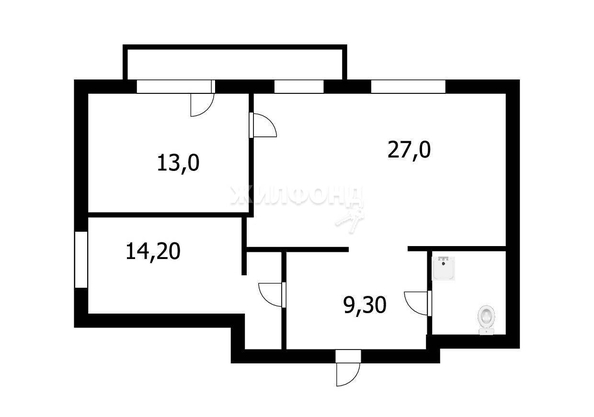 
   Продам 3-комнатную, 68.2 м², Дмитрия Шамшурина ул, 29

. Фото 7.