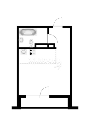 
   Продам студию, 25.1 м², Ошанина ул, 1

. Фото 7.