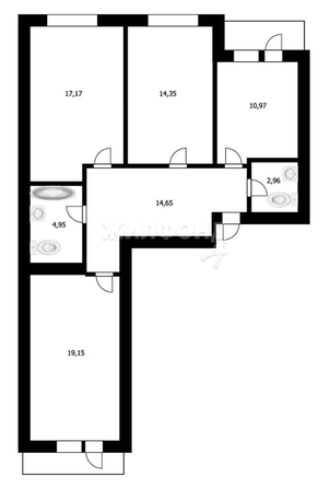 
   Продам 3-комнатную, 85 м², Писарева ул, 80/1

. Фото 16.