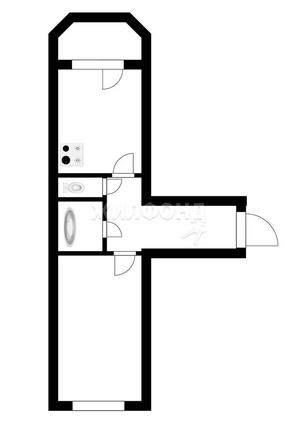 
   Продам 1-комнатную, 47.05 м², Рябиновая ул, 10

. Фото 2.