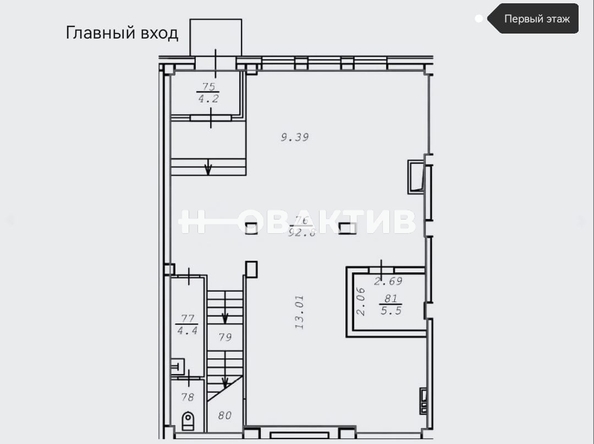 
   Сдам помещение свободного назначения, 251.9 м², Виктора Уса ул, 1/1

. Фото 2.