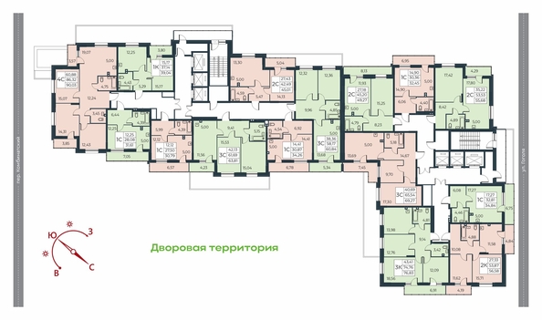 
   Продам 4-комнатную, 90.03 м², Рубин

. Фото 1.