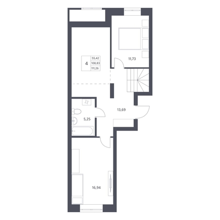 
   Продам 4-комнатную, 111.26 м², Основатели, дом 7

. Фото 15.