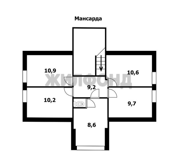 
   Продам дом, 279.6 м², Новосибирск

. Фото 7.