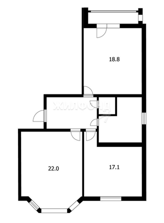 
   Продам 2-комнатную, 75.3 м², Красная Сибирь ул, 98

. Фото 18.