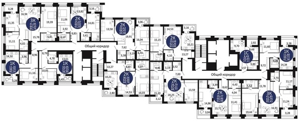 
   Продам 3-комнатную, 85.43 м², Первый на Рябиновой

. Фото 1.