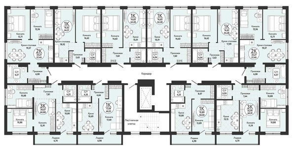 
   Продам 3-комнатную, 60.91 м², Одоевский, дом 4

. Фото 1.