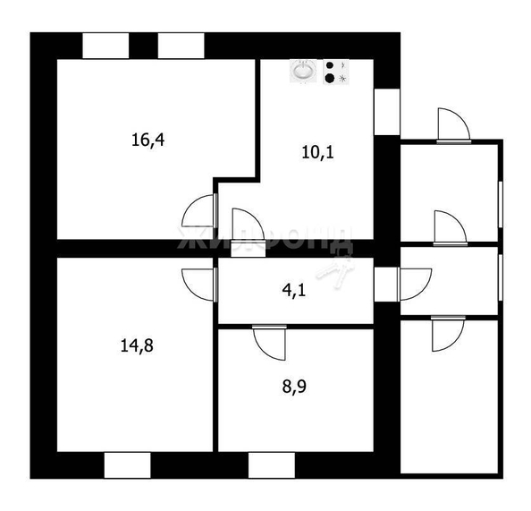 
   Продам дом, 55 м², Новосибирск

. Фото 21.