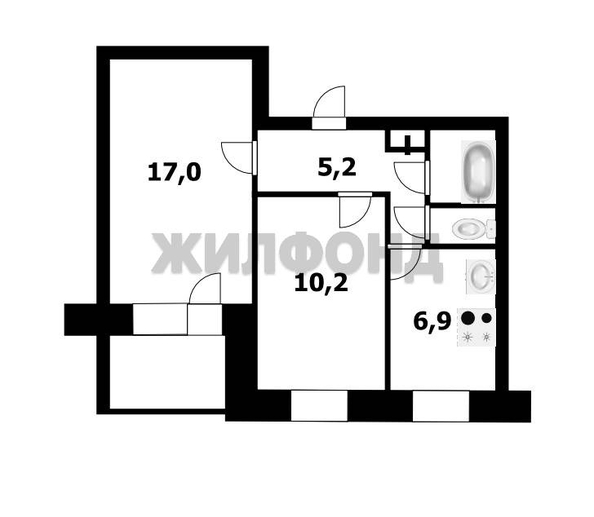 
   Продам комнату, 12.7 м², Комсомольская ул, 4

. Фото 1.