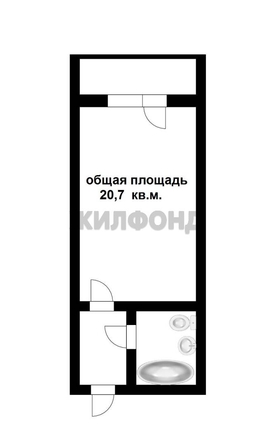 
   Продам студию, 20.7 м², Петухова ул, 99

. Фото 10.