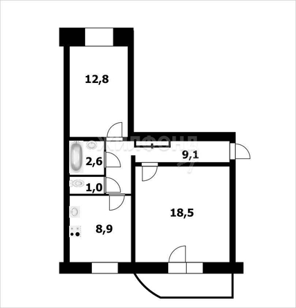 
   Продам 2-комнатную, 53.4 м², Шевченко ул, 34

. Фото 13.