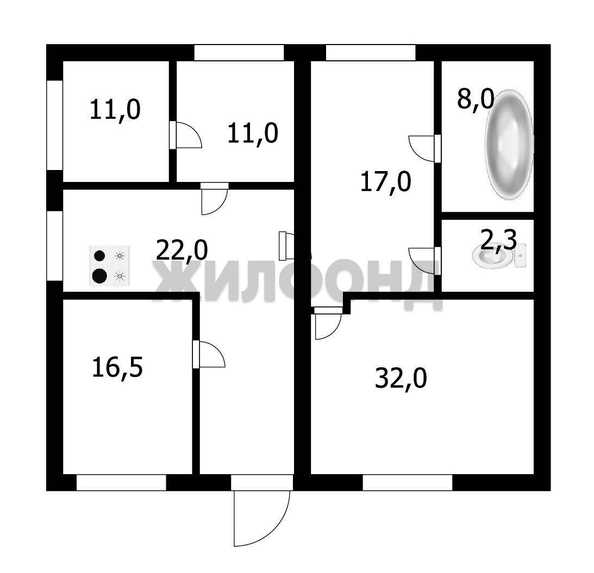 
   Продам дом, 175 м², Элитный пос

. Фото 16.