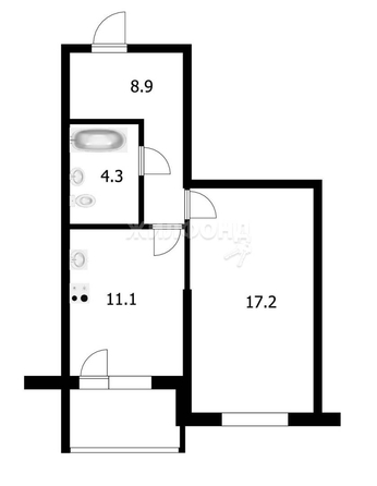 
   Продам 1-комнатную, 41.5 м², Междуреченская ул, 3

. Фото 26.