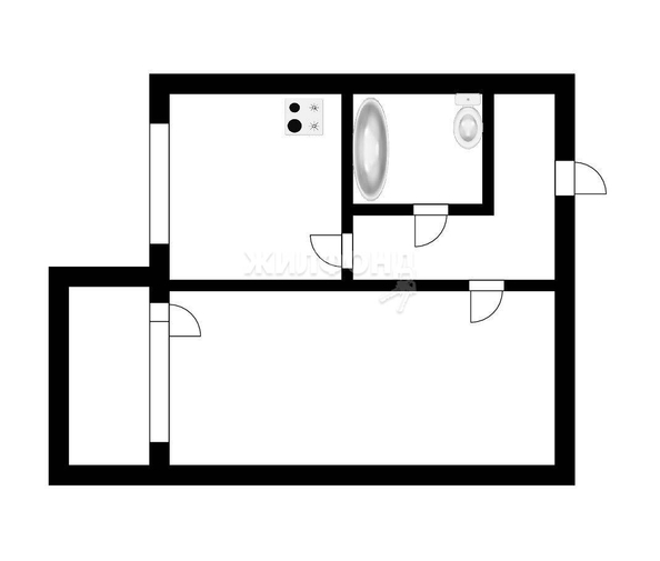 
   Продам 1-комнатную, 37.4 м², Марии Ульяновой ул, 18

. Фото 6.