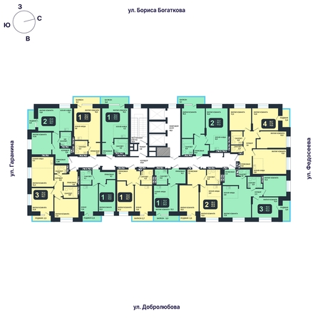 
   Продам 3-комнатную, 65 м², Никольский парк, дом 6

. Фото 1.