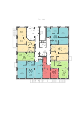 
   Продам 3-комнатную, 80.5 м², Red Fox (Ред Фокс) , дом 6/2

. Фото 1.