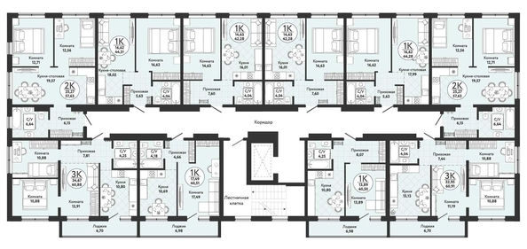 
   Продам 1-комнатную, 40.51 м², Одоевский, дом 4

. Фото 1.