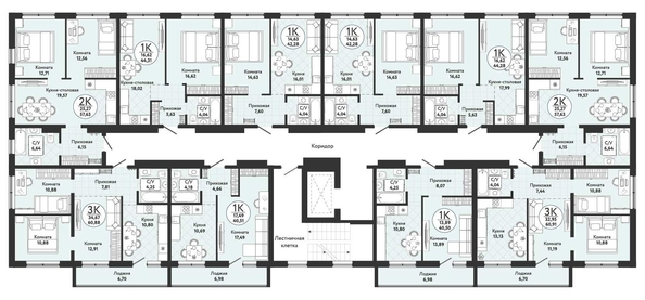 
   Продам 1-комнатную, 42.28 м², Одоевский, дом 4

. Фото 1.