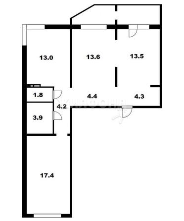 
   Продам 3-комнатную, 76.1 м², Республиканская ул, 17

. Фото 31.