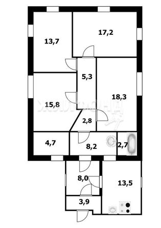 
   Продам дом, 188 м², Обь

. Фото 5.