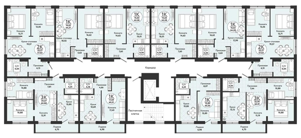 
   Продам 3-комнатную, 60.91 м², Одоевский, дом 4

. Фото 1.