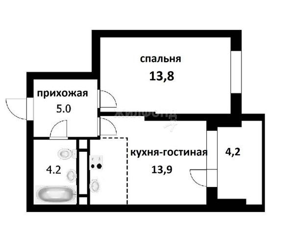 
   Продам 1-комнатную, 36.9 м², Междуреченская ул, 3

. Фото 28.