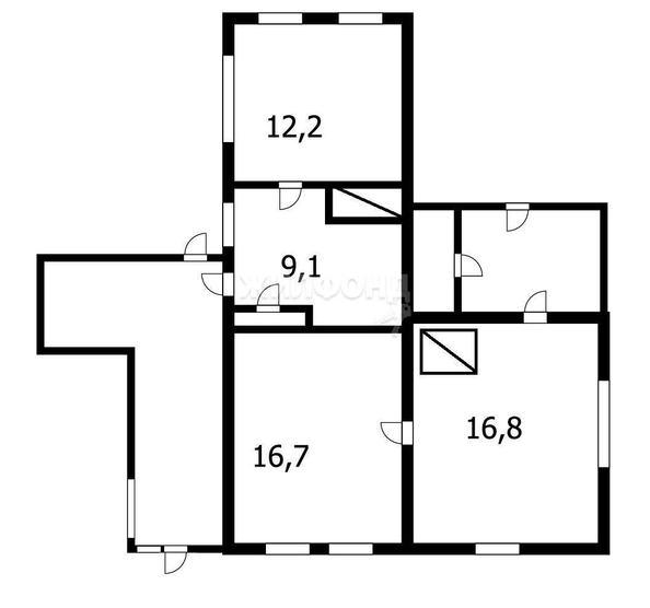 
   Продам дом, 72 м², Новосибирск

. Фото 3.