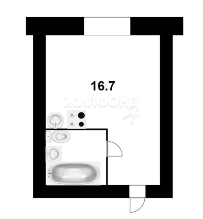 
   Продам студию, 16.7 м², Микрорайон тер, 8а

. Фото 15.