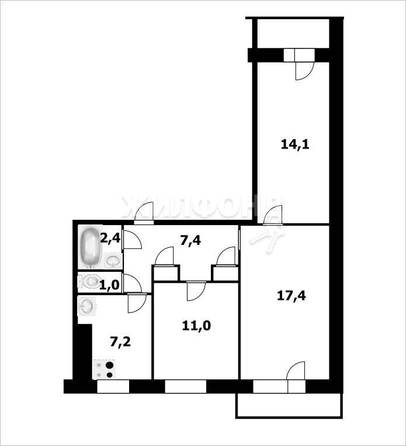 
   Продам 3-комнатную, 64.5 м², Широкая ул, 137/1

. Фото 15.