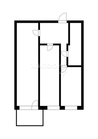 
   Продам 2-комнатную, 56 м², 7-й микрорайон, 21

. Фото 15.