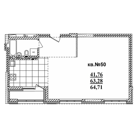 
   Продам 2-комнатную, 64.81 м²,  Римский квартал, 2 очередь

. Фото 1.