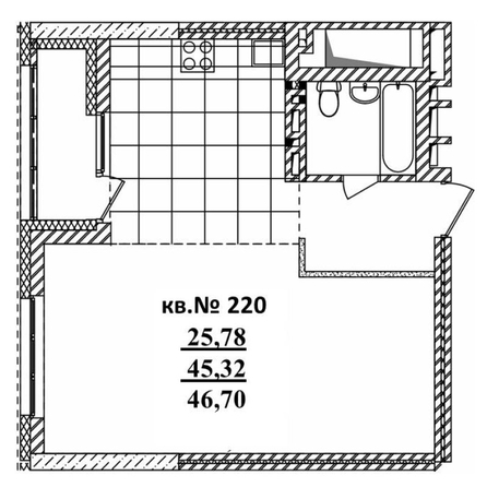 
   Продам 2-комнатную, 56.78 м²,  Римский квартал, 2 очередь

. Фото 1.