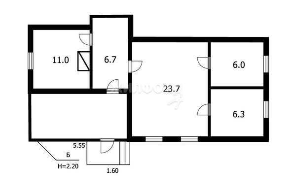 
   Продам дом, 53.7 м², Коченево

. Фото 6.