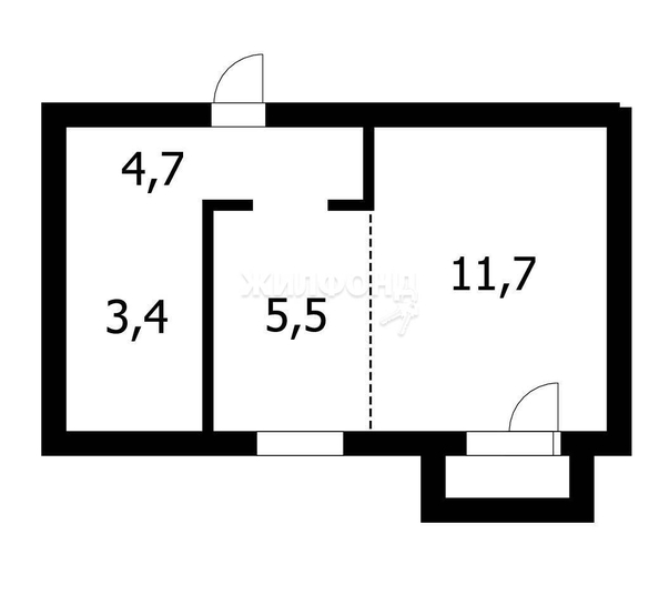 
   Продам студию, 25 м², Большая ул, 634

. Фото 2.