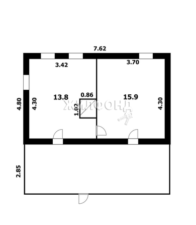 
   Продам дом, 29.7 м², Катково

. Фото 6.