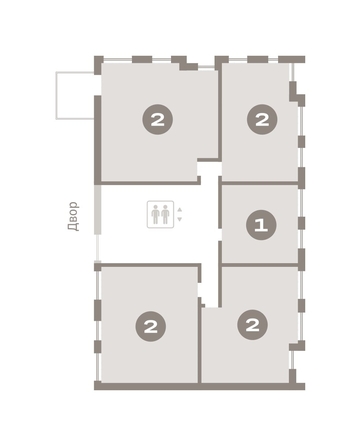 
   Продам 2-комнатную, 105.11 м², Авиатор, дом 2

. Фото 16.