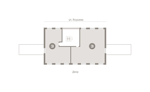 
   Продам 2-комнатную, 197.33 м², На Декабристов, дом 6-2

. Фото 16.