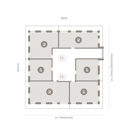 
   Продам 1-комнатную, 73.06 м², Мылзавод, дом 7

. Фото 13.